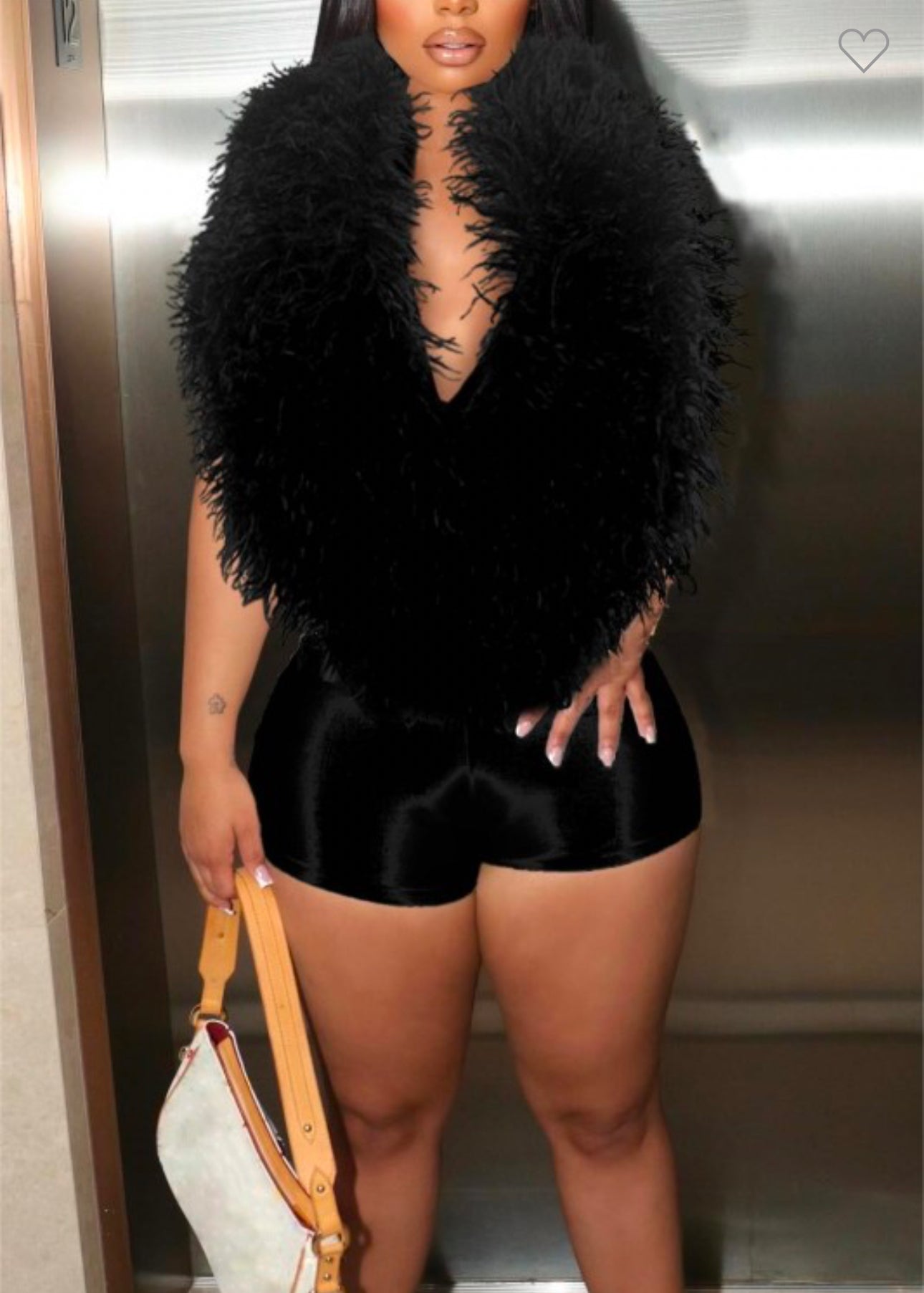 Deep V Halter Sexy Romper