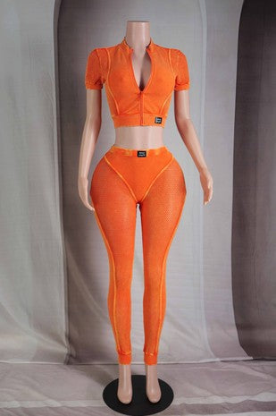 “She Fine”  Orange jumpsuit